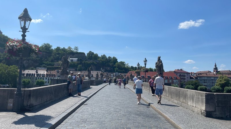 Würzburg gehört im Sommer zu den heißesten Städten Deutschlands.