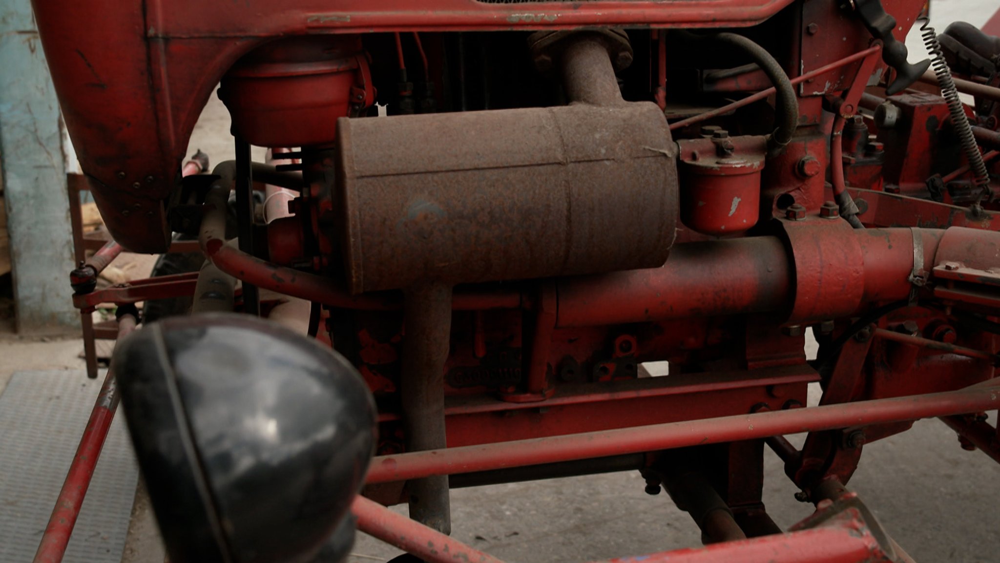 So sah der Schmotzer vor dem Umbau aus: Unter der Haube ein 20 PS-Diesel