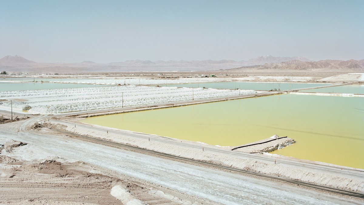 Lithiumabbau in der Atacama-Wüste in Chile | Bild: Catherine Hyland, 2018 Lithiumabbau in der Atacama-Wüste in Chile