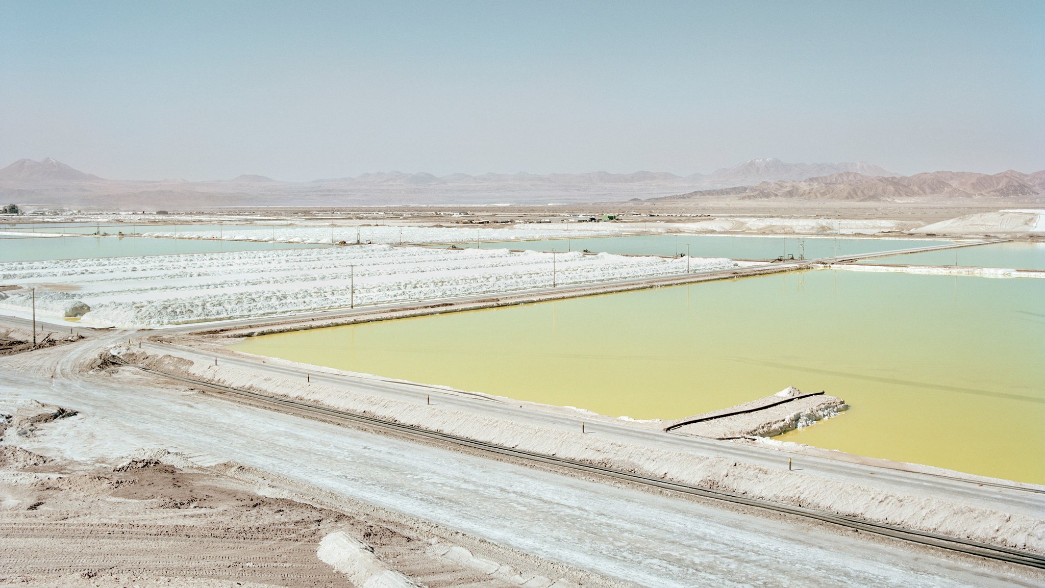 Lithiumabbau in der Atacama-Wüste in Chile | Bild: Catherine Hyland, 2018 Lithiumabbau in der Atacama-Wüste in Chile