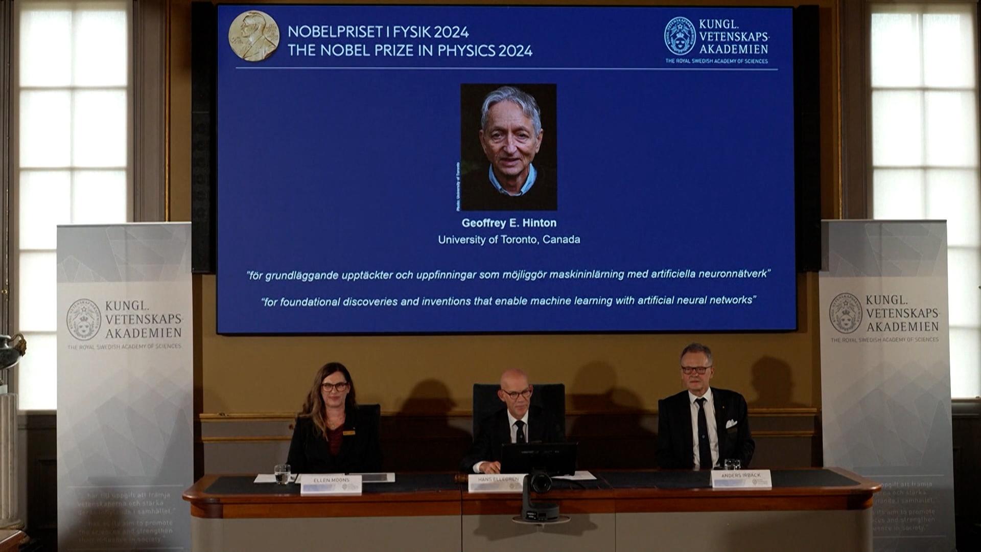 In diesem Jahr geht die Auszeichnung an den US-Amerikaner John Hopfield und den kanadischen Forscher Geoffrey Hinton.