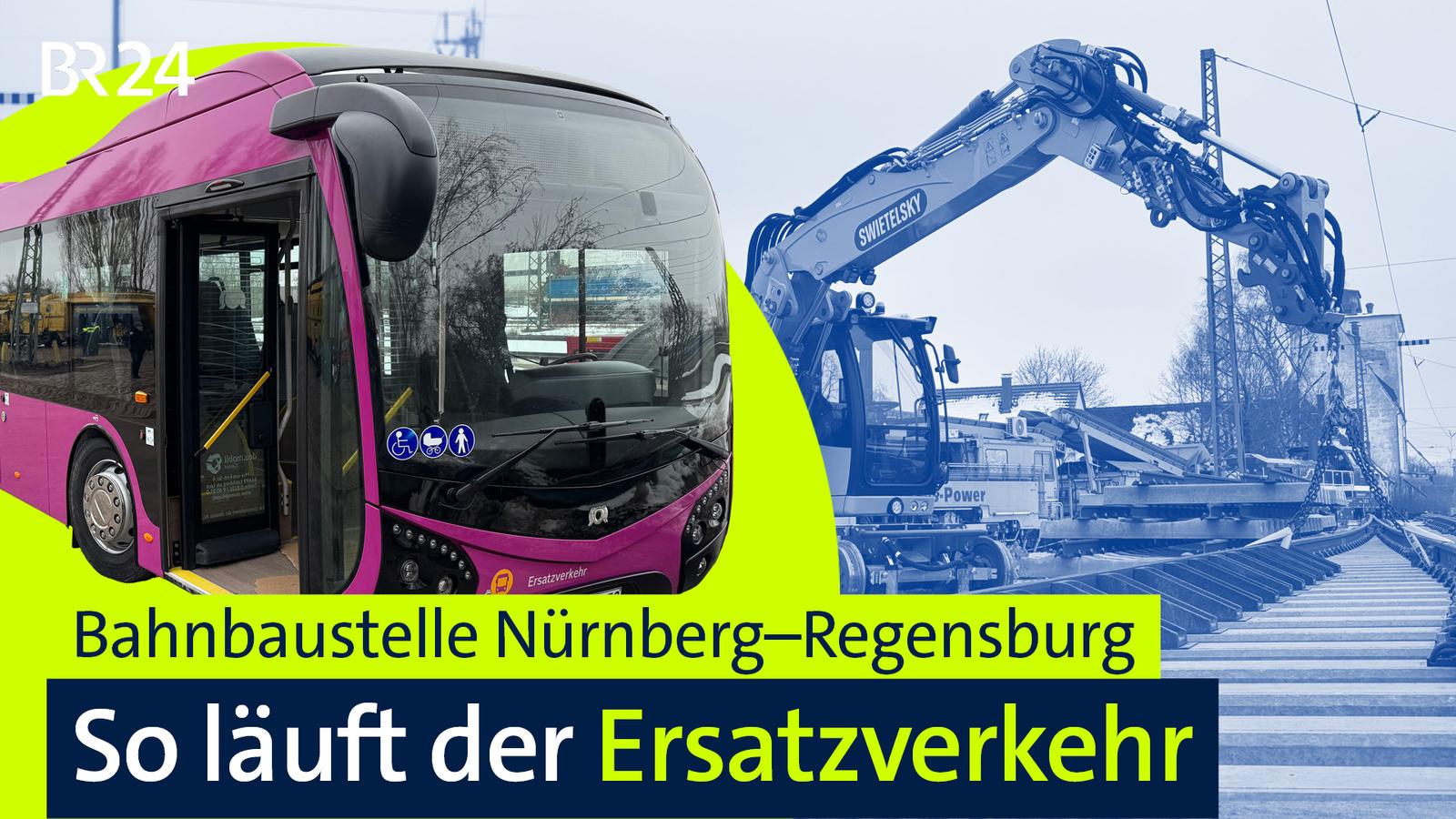 Bahnstrecke Nürnberg - Regensburg nur noch im Bus: Wie läuft's?