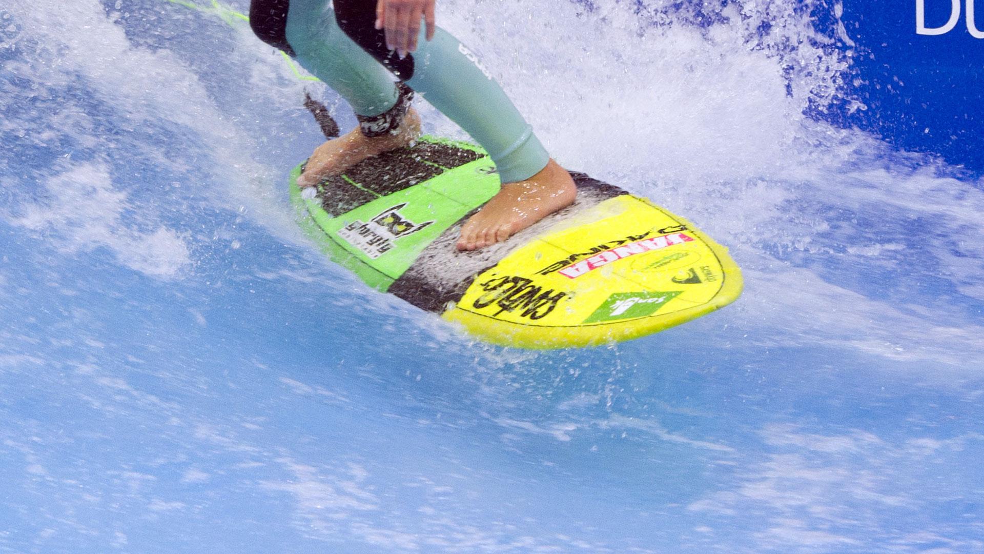 Der Auftakt der "Rapid Surf League" 2019 | Bild: picture-alliance/dpa Der Auftakt der "Rapid Surf League" 2019