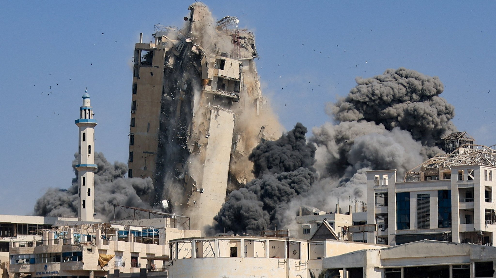 Israelischer Angriff auf Gaza-Stadt am 15.9.