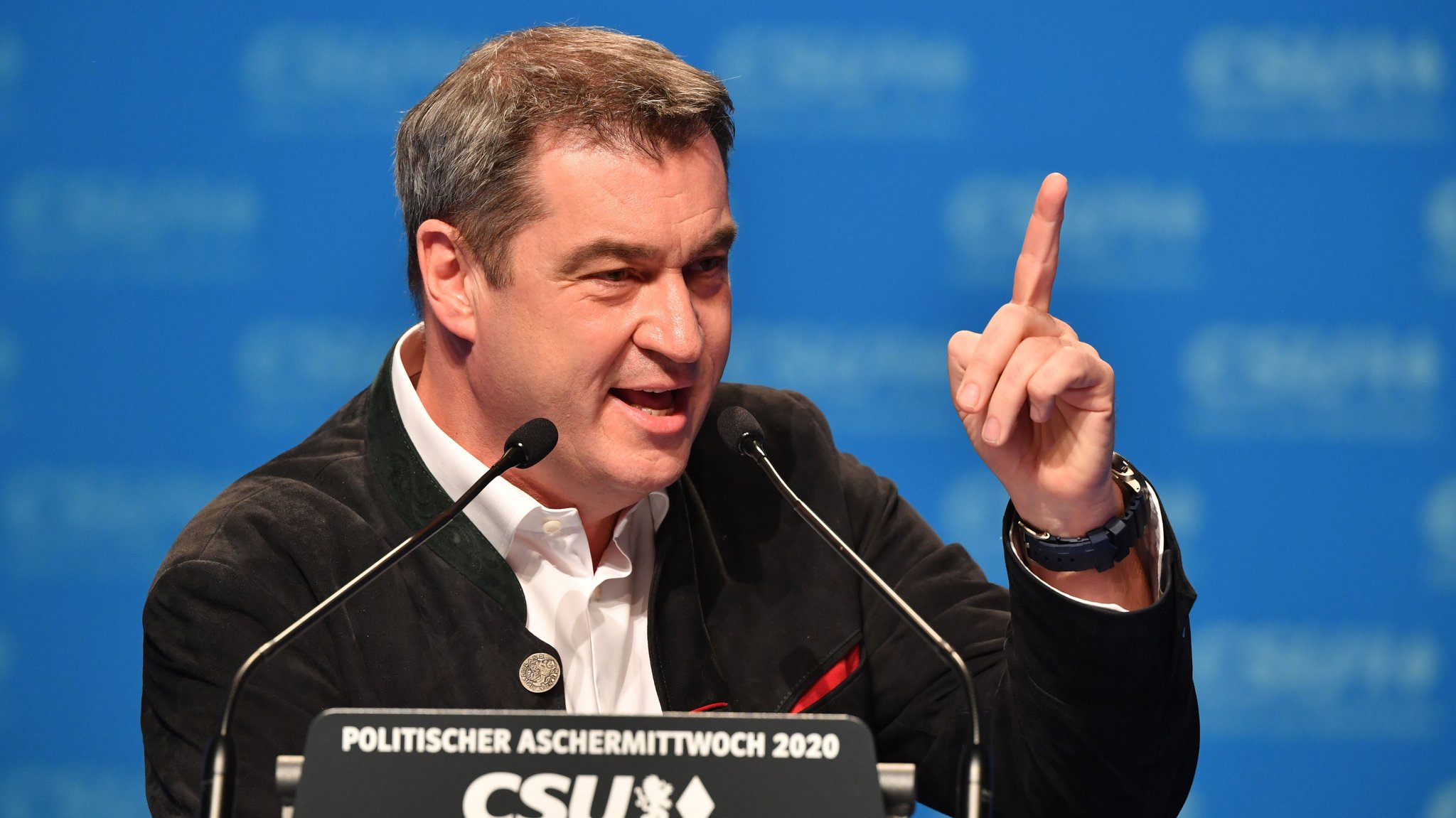 CSU-Chef Markus Söder beim Politischen Aschermittwoch