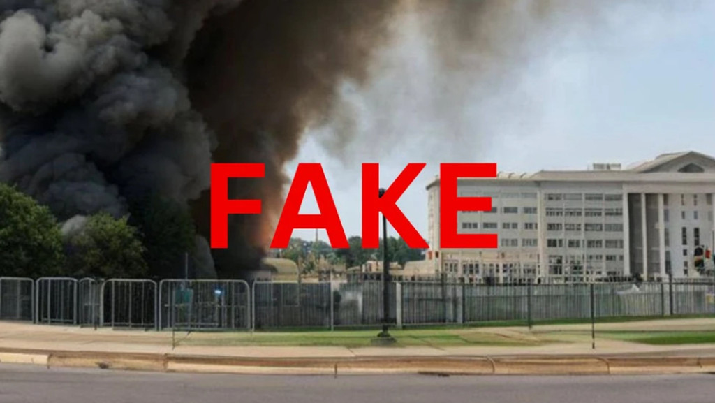 Am Montag verbreiteten Dutzende verifizierte Twitter-Accounts mit großen Anhängerschaften Fehlinformationen über eine Explosion in der Nähe des US-Pentagon. Das Foto war offenbar mit Hilfe von KI entstanden.