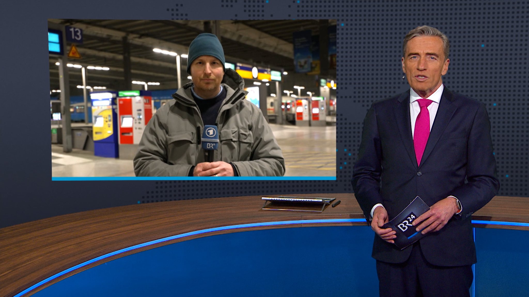 BR-Korrespondent Moritz Steinbacher berichtet vom Münchner Hauptbahnhof.