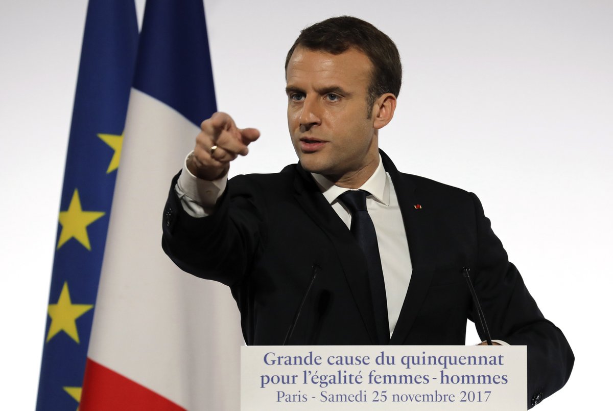 Gewalt gegen Frauen: Macron kündigt Maßnahmen-Paket an