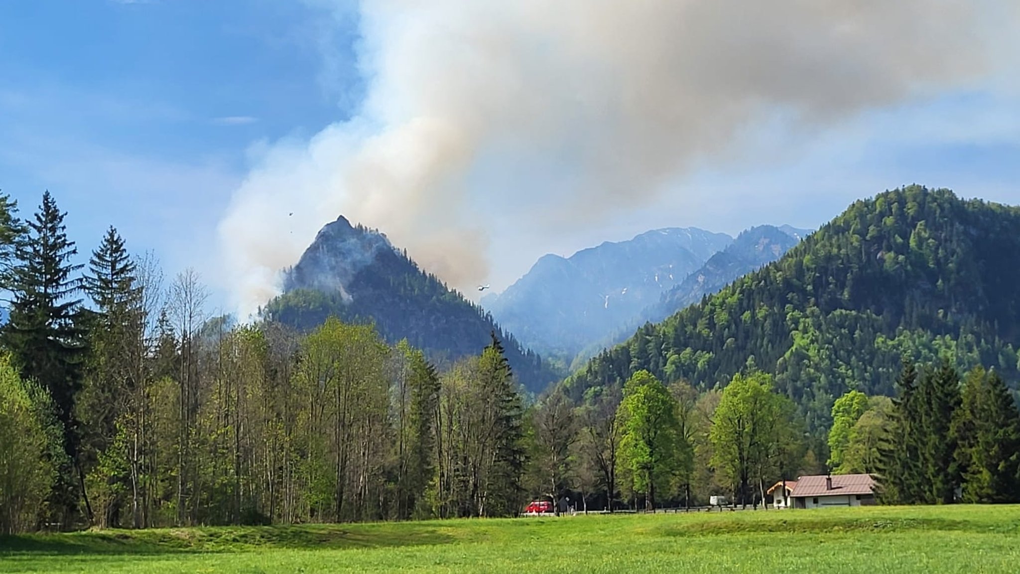 Waldbrand bei Ruhpolding: Katastrophenfall ausgerufen