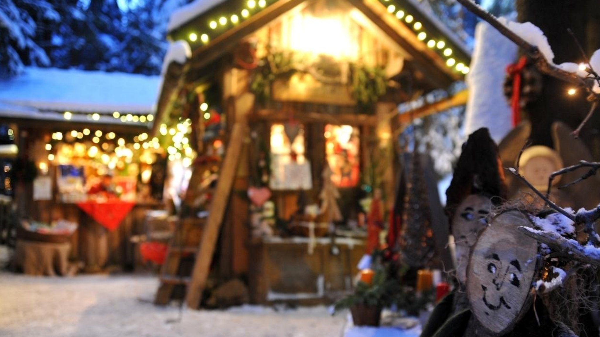 Symbolfoto Christkindlmarkt - Schweinhütter Waldweihnacht