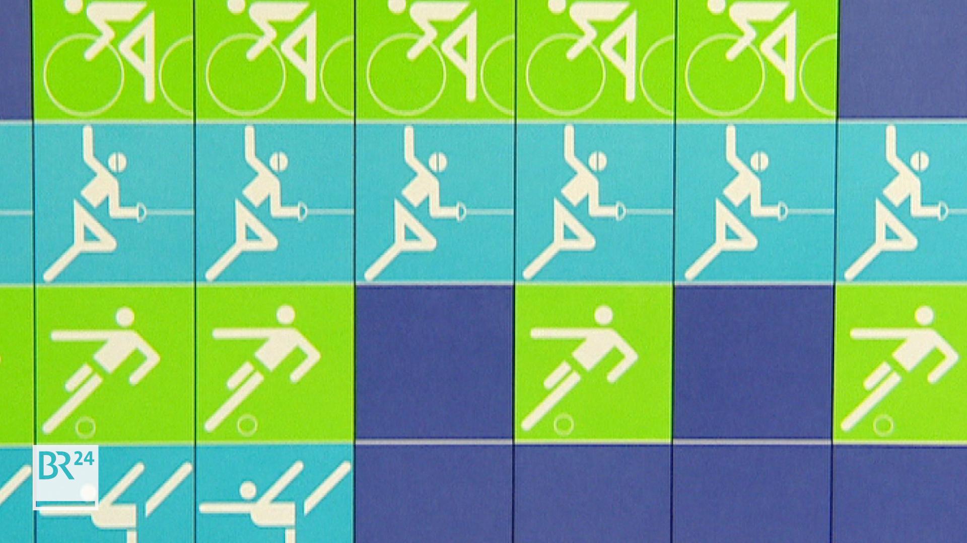 Piktogramme von Otl Aicher für die Olympischen Spiele 1972 in München 
