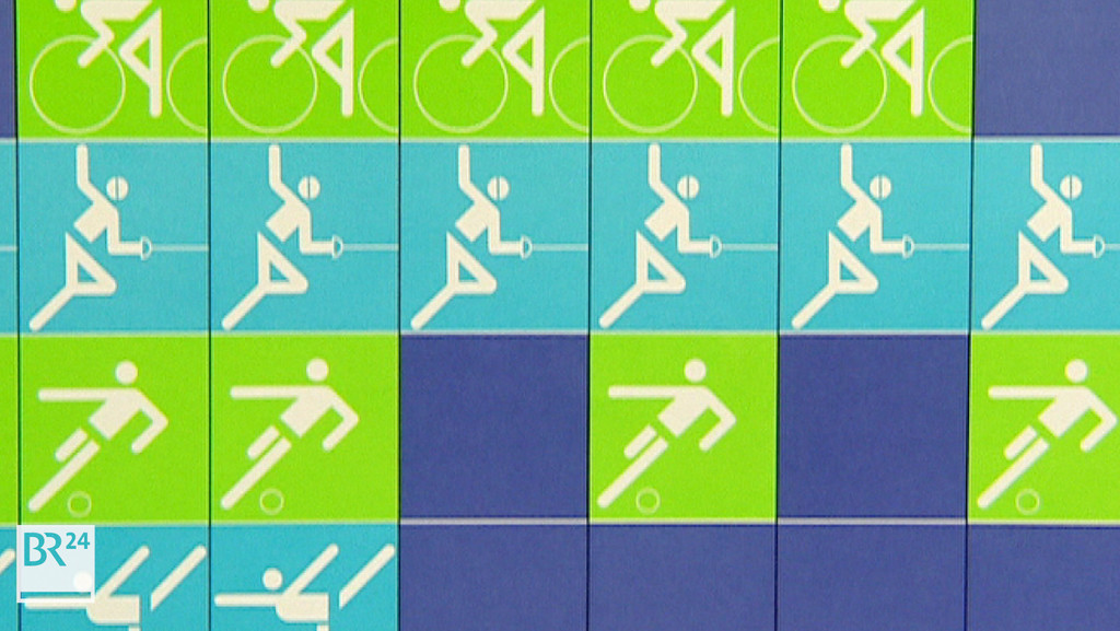 Piktogramme von Otl Aicher für die Olympischen Spiele 1972 in München 