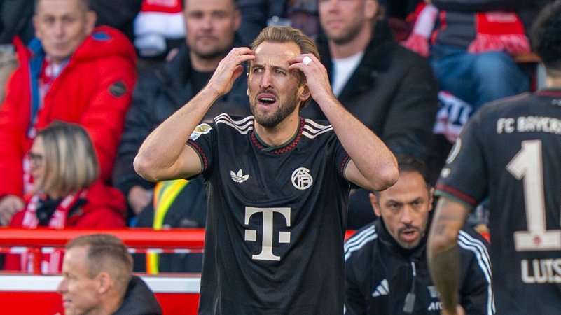 FCB-Stürmer Harry Kane | Bild: picture-alliance/dpa FCB-Stürmer Harry Kane