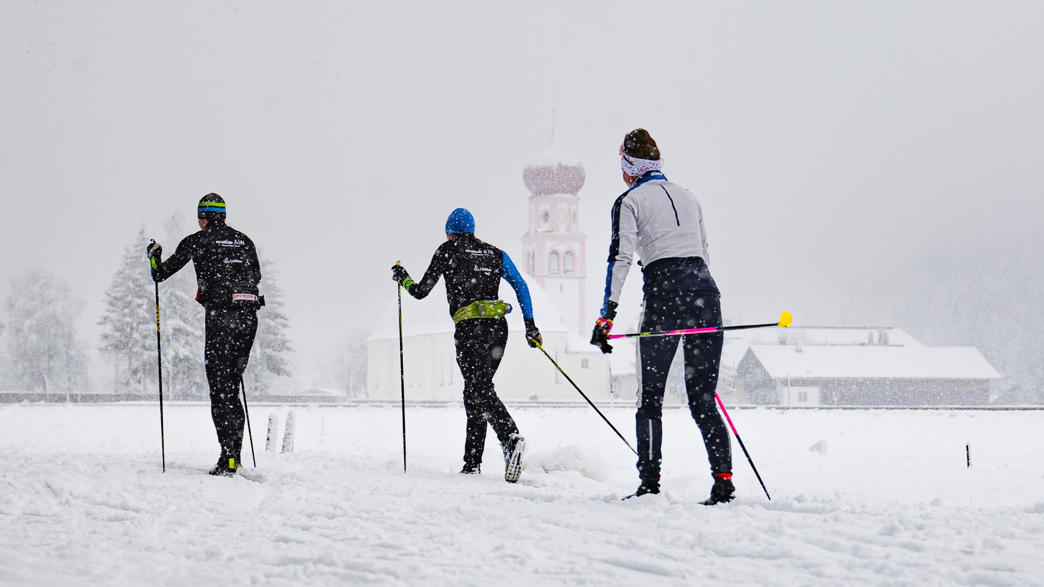 Schon einen Tag vor dem offiziellen Start nutzten die ersten Langlauffans die Möglichkeit, ihrem Sport zu frönen.