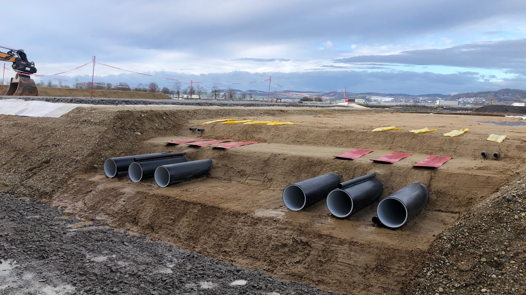 Verlegung von Hochspannungs-Erdkabeln 