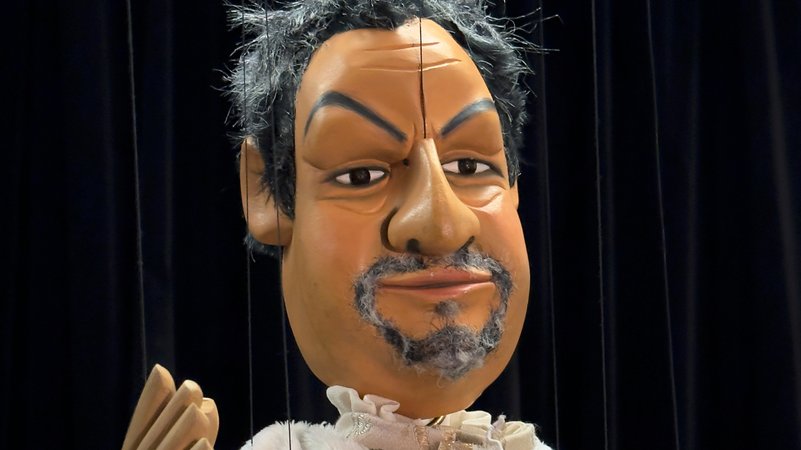 Markus Söder als Marionette in der Augsburger Puppenkiste | Bild: Augsburger Puppenkiste Markus Söder als Marionette in der Augsburger Puppenkiste