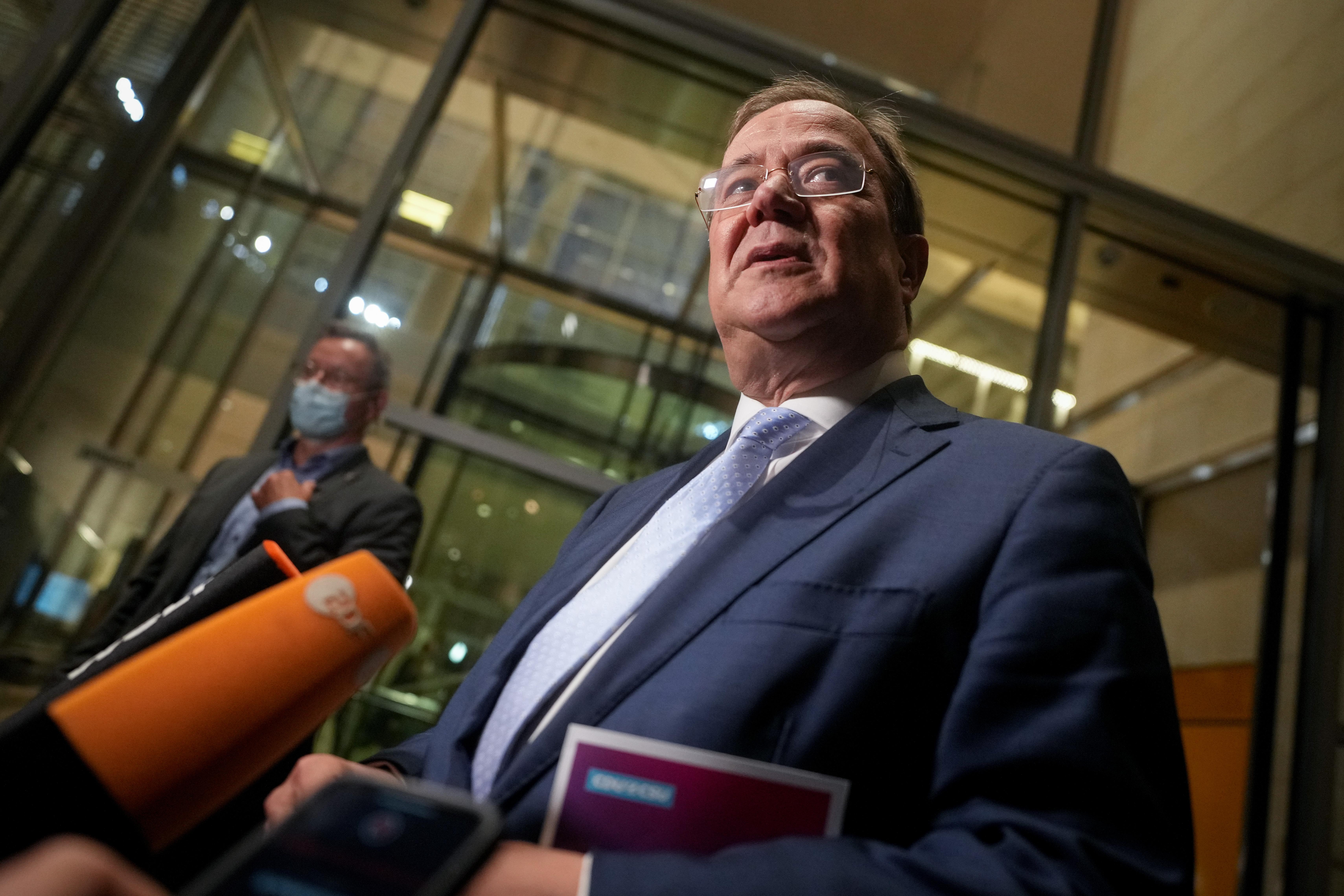 Armin Laschet, Unions-Kanzlerkandidat, CDU-Bundesvorsitzender und Ministerpräsident von Nordrhein-Westfalen | Bild:pa/dpa/Kay Nietfeld