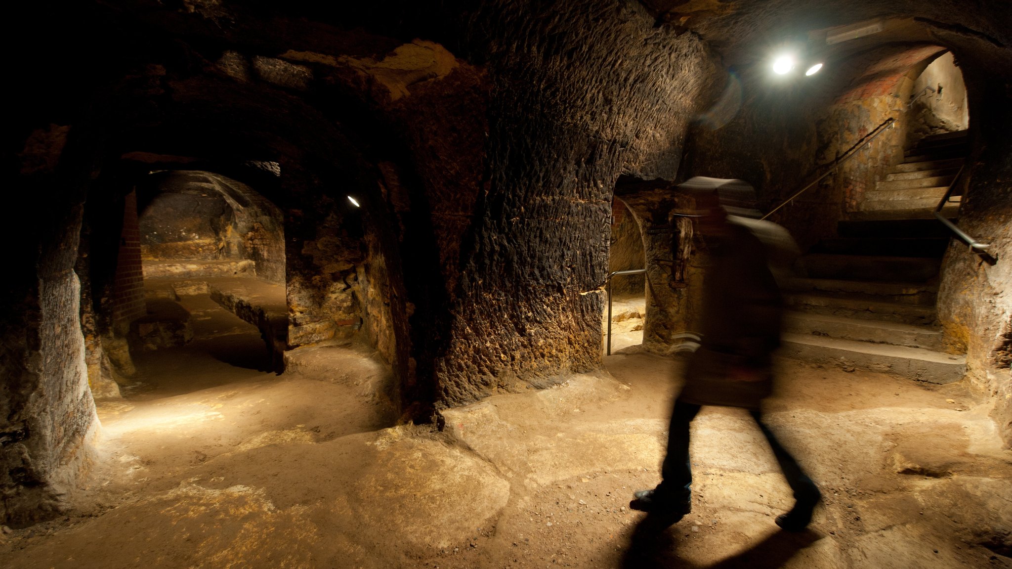 Unter Schwandorf liegt ein Felsenkeller-Labyrinth. 