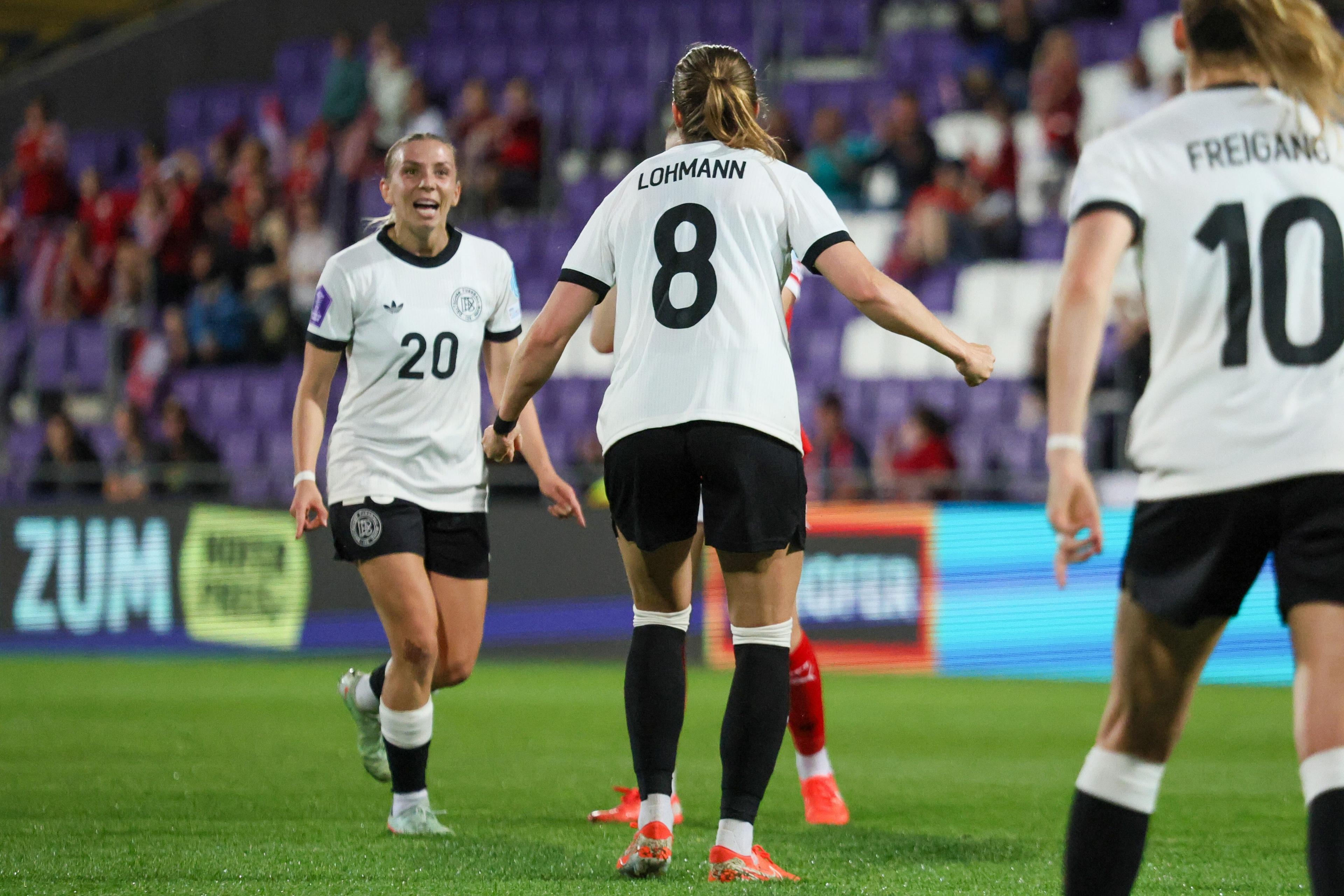 Spielszene Österreich - Deutschland