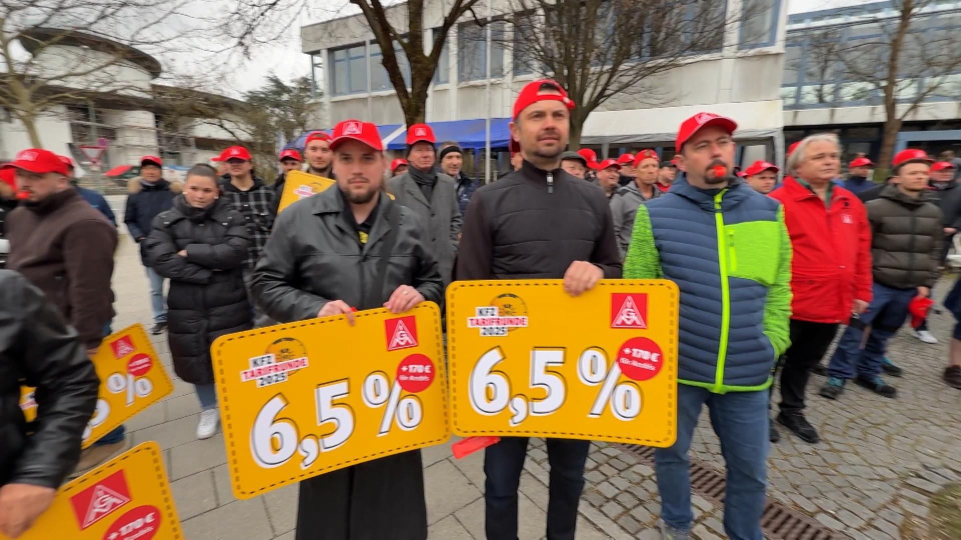 Erste Warnstreiks im bayerischen Kfz-Gewerbe ab Dienstag 