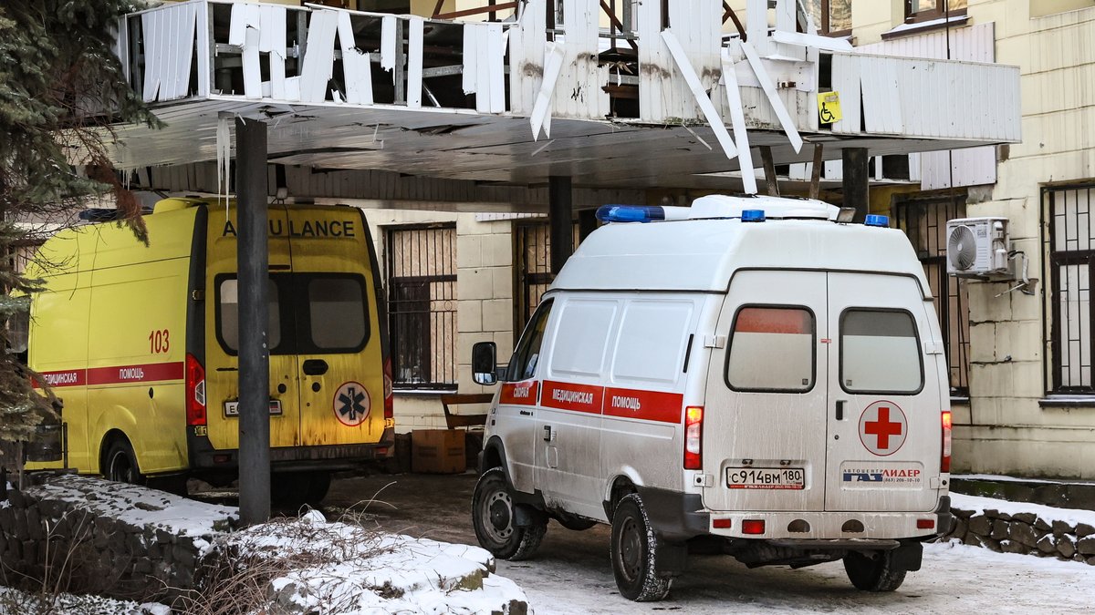 Krankenwagen in Donezk