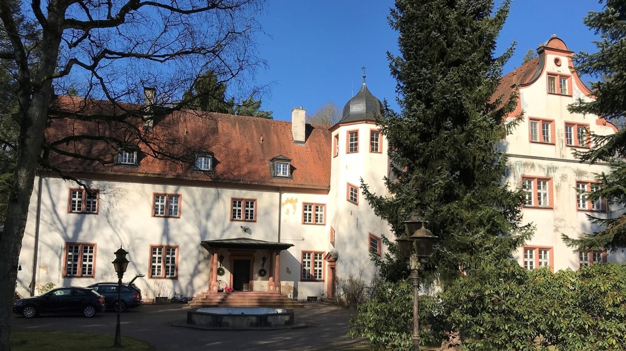 Geflüchtete im Schloss Weiler 