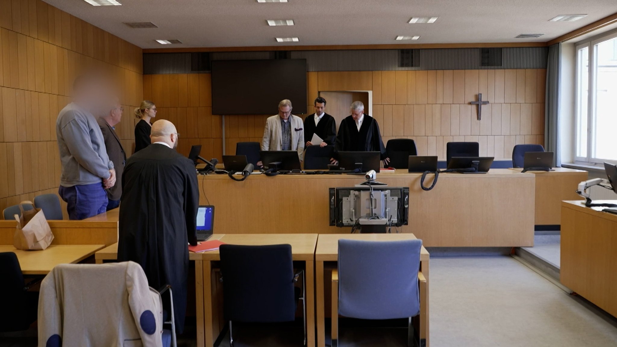 Im Video: Prozess in Traunstein um Schockanrufe 