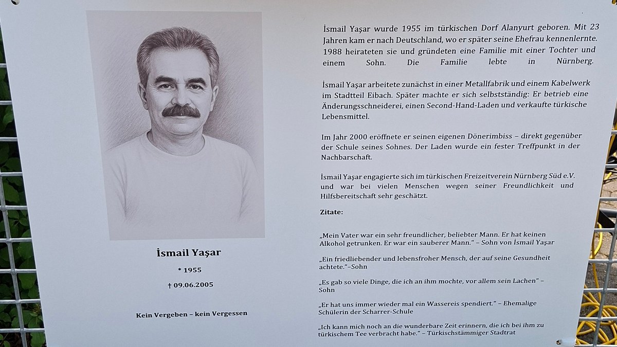 NSU-Mord vor 20 Jahren: Gedenken an Ismail Yaşar