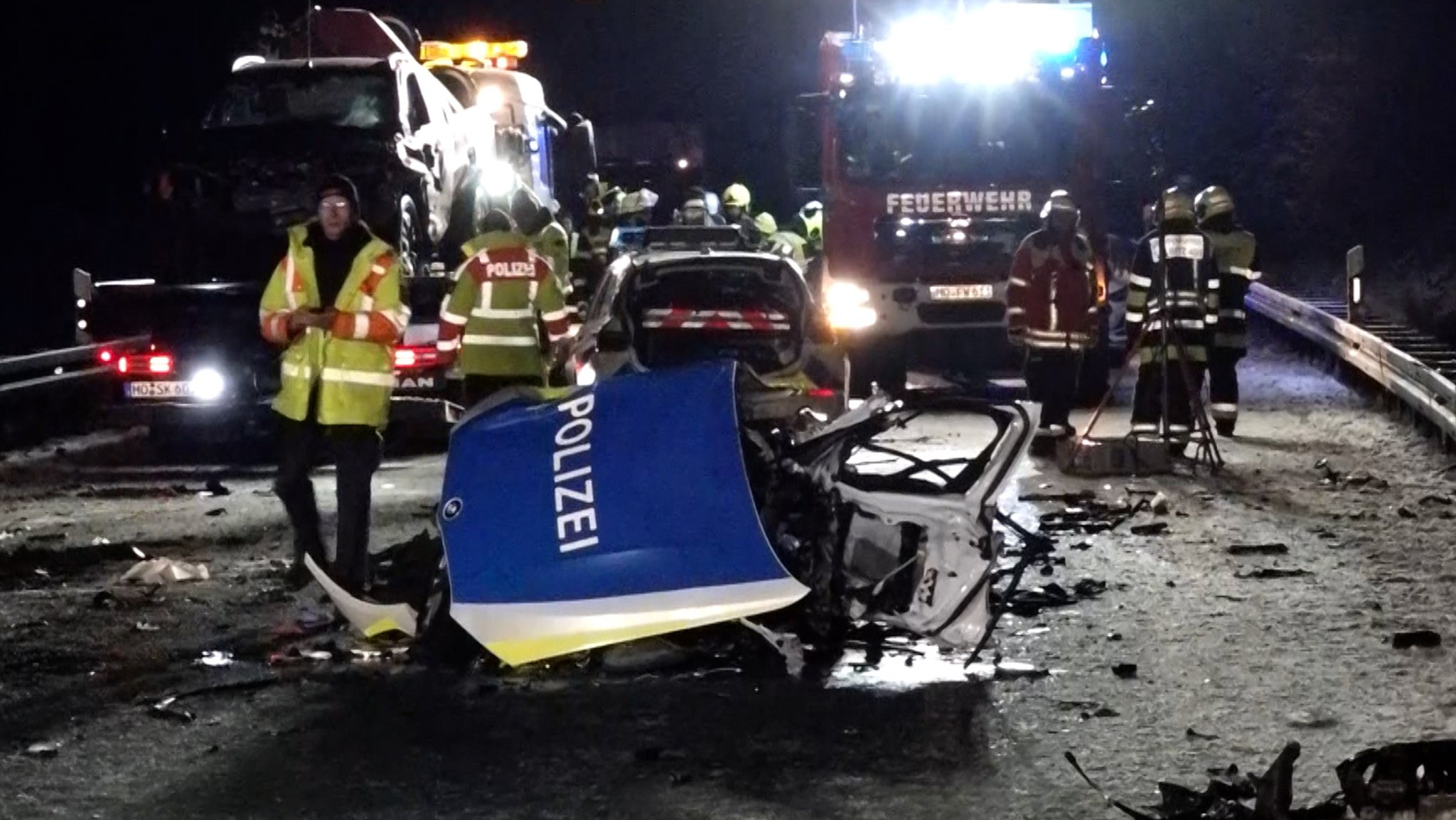 Polizist auf Dienstfahrt bei Selbitz tödlich verunglückt  