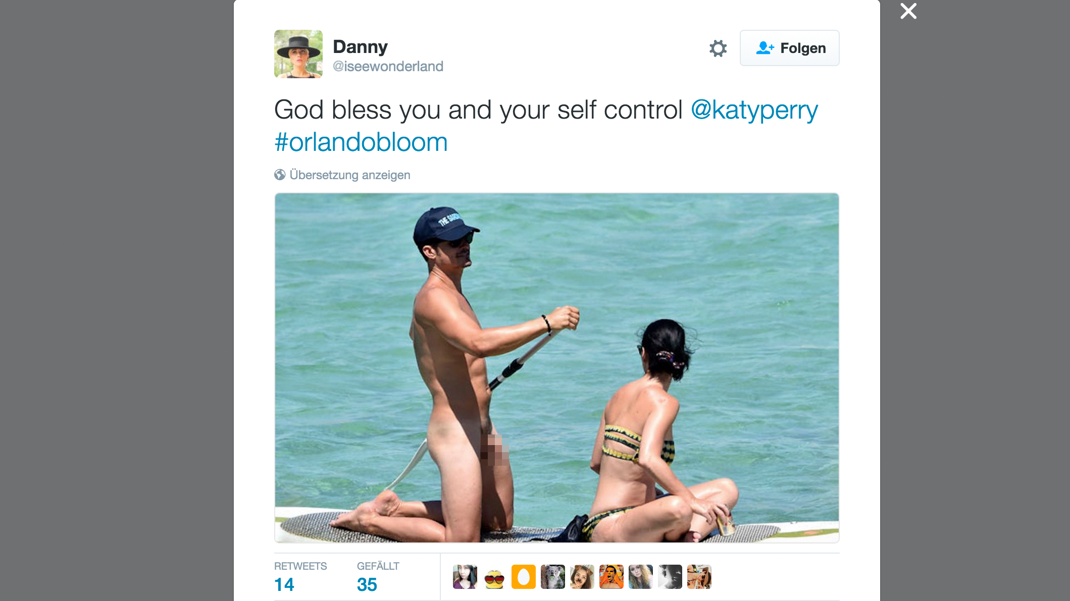 Nackt orlando blomm Katy Perry