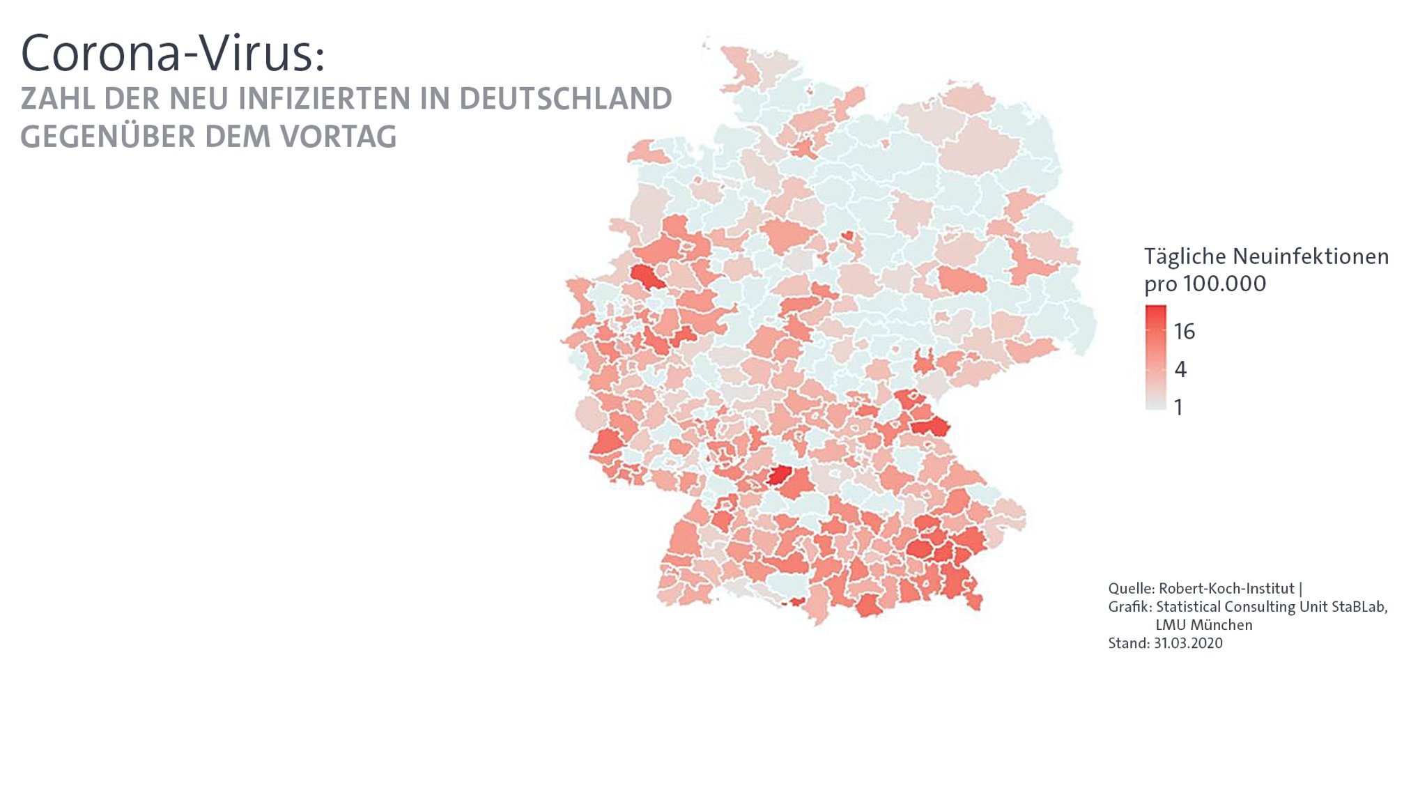 Der Freistaat ist fest im Griff des Coronavirus