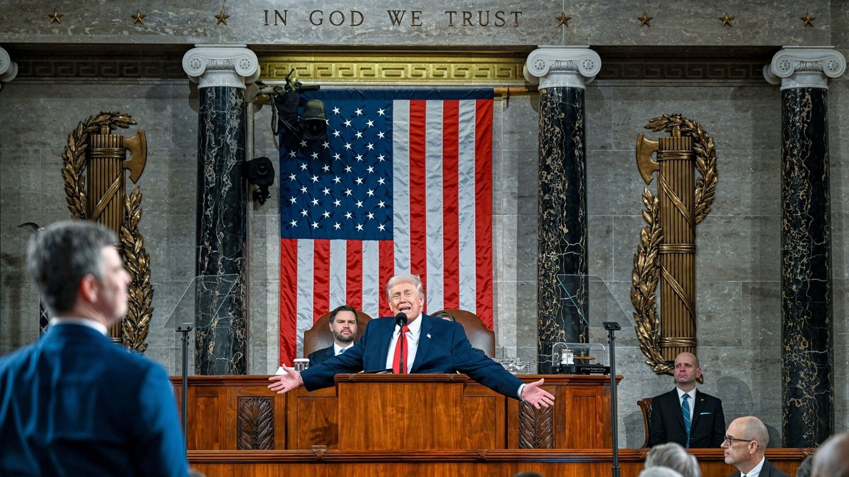 "Erfolgsquote 100 Prozent": Trump hält Rede zur Lage der Nation