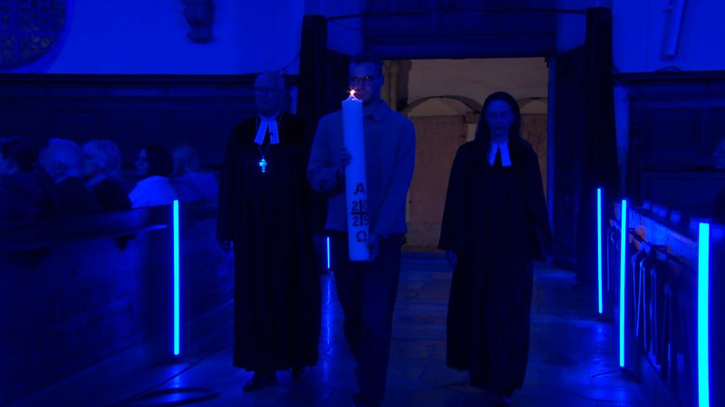 Quer durch Bayern fanden am Ostersonntag zahlreiche Gottesdienste statt | Bild: Bayerischer Rundfunk 2025 Quer durch Bayern fanden am Ostersonntag zahlreiche Gottesdienste statt