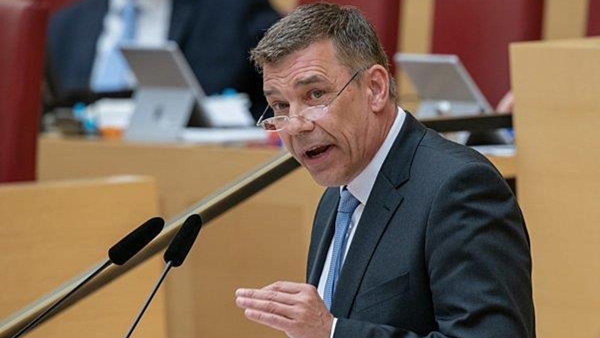 Der AfD-Landtagsabgeordnete Richard Graupner im Bayerischen Landtag.