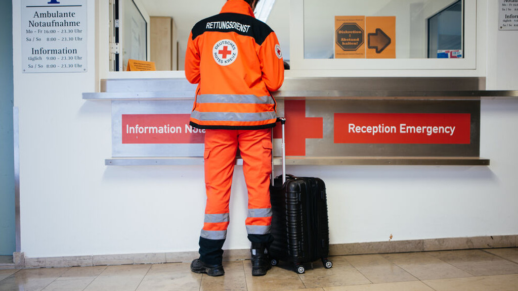 Rezeption der Ambulanten Notaufnahme im Krankenhaus. (Symbolfoto)