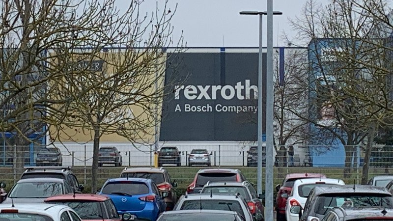 Das Bosch-Rexroth-Werk in Schweinfurt | Bild: BR / Norbert Steiche Das Bosch-Rexroth-Werk in Schweinfurt