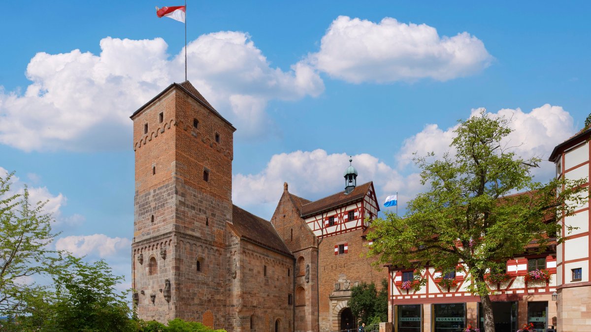 Die Kaiserburg in Nürnberg.