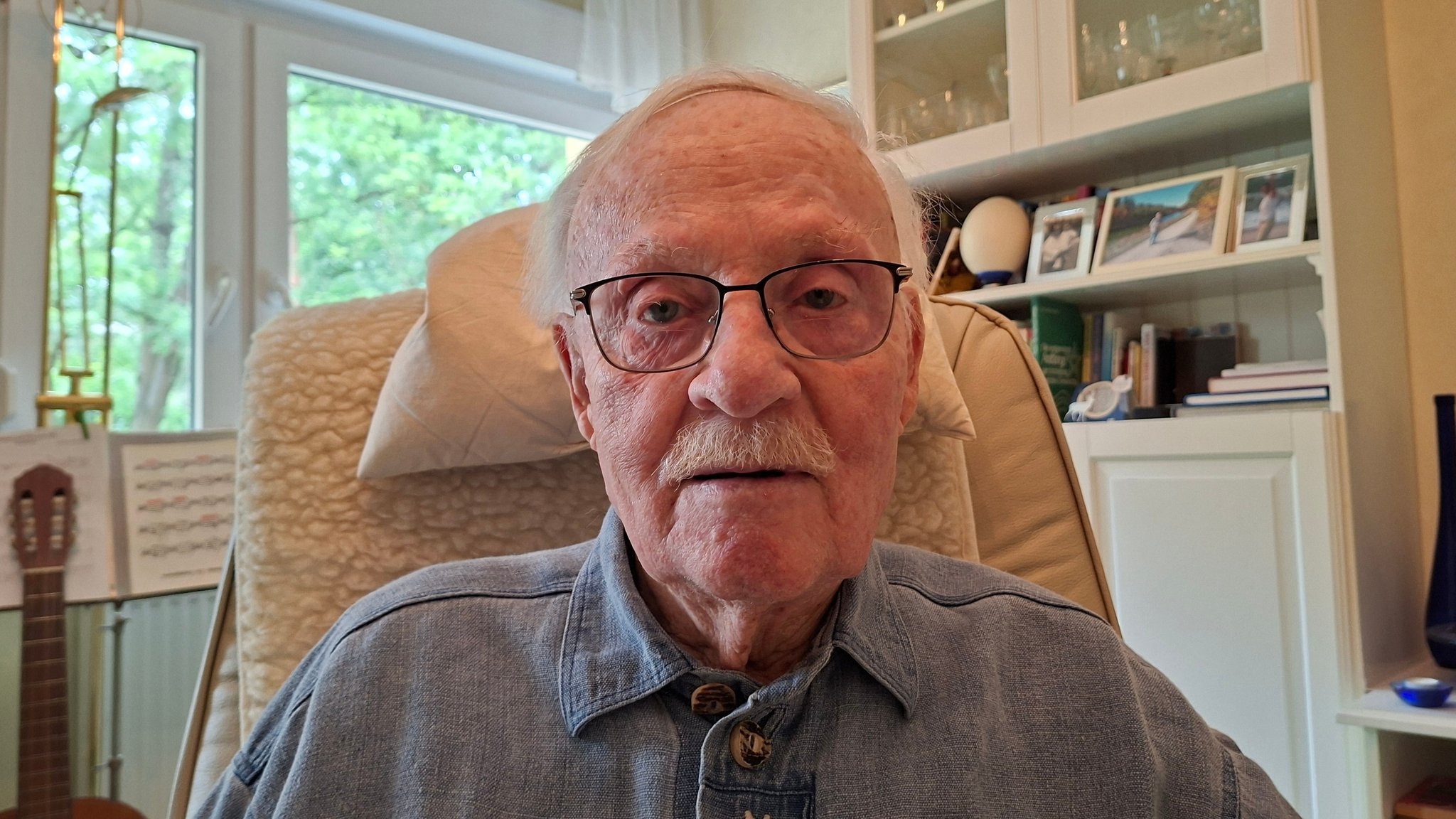 Der 92-jährige Richard Sucker | Bild: BR/Eleonore Birkenstock Der 92-jährige Richard Sucker