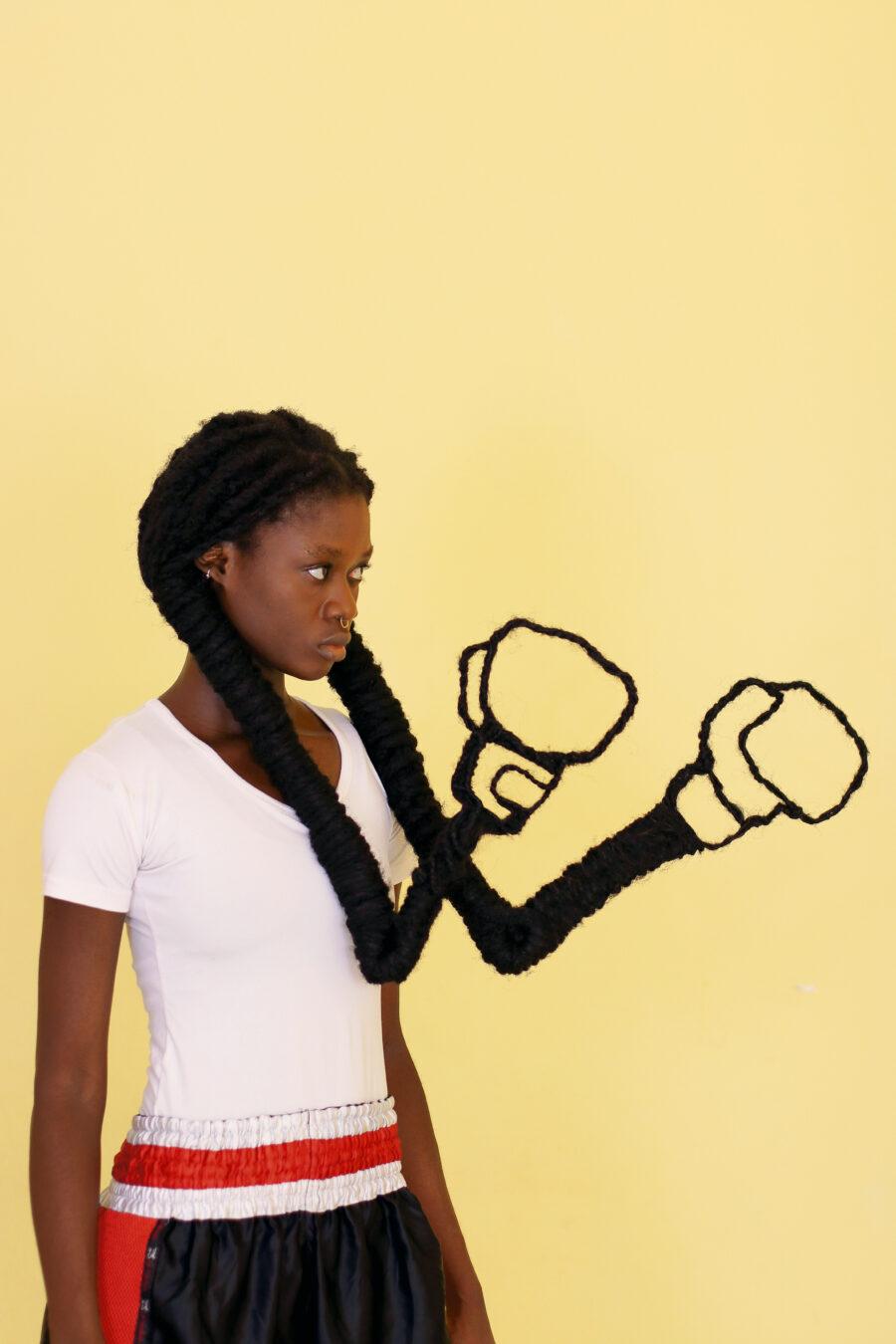 Laetitia Ky: "Fighter", 2023, Ausschnitt