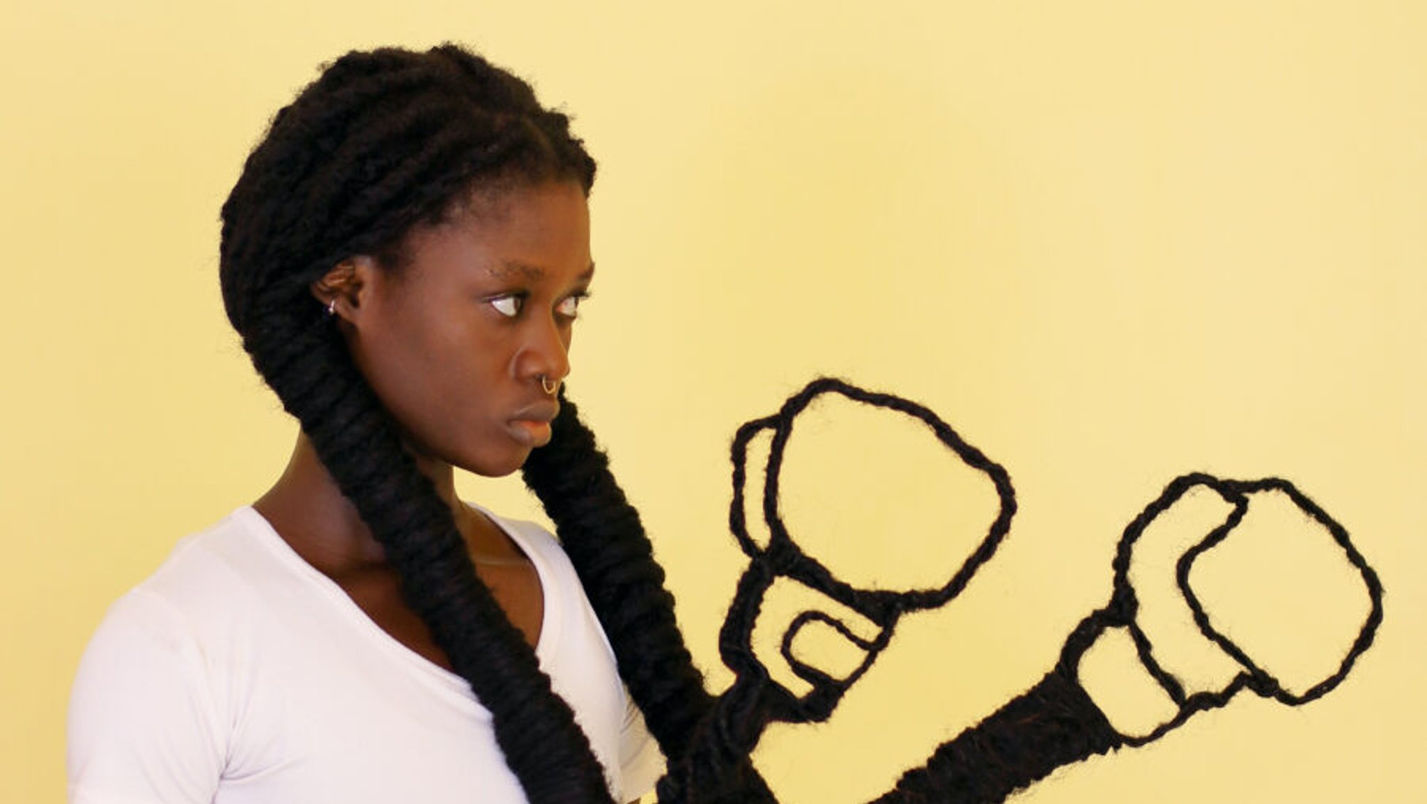 Laetitia Ky: "Fighter", 2023, Ausschnitt