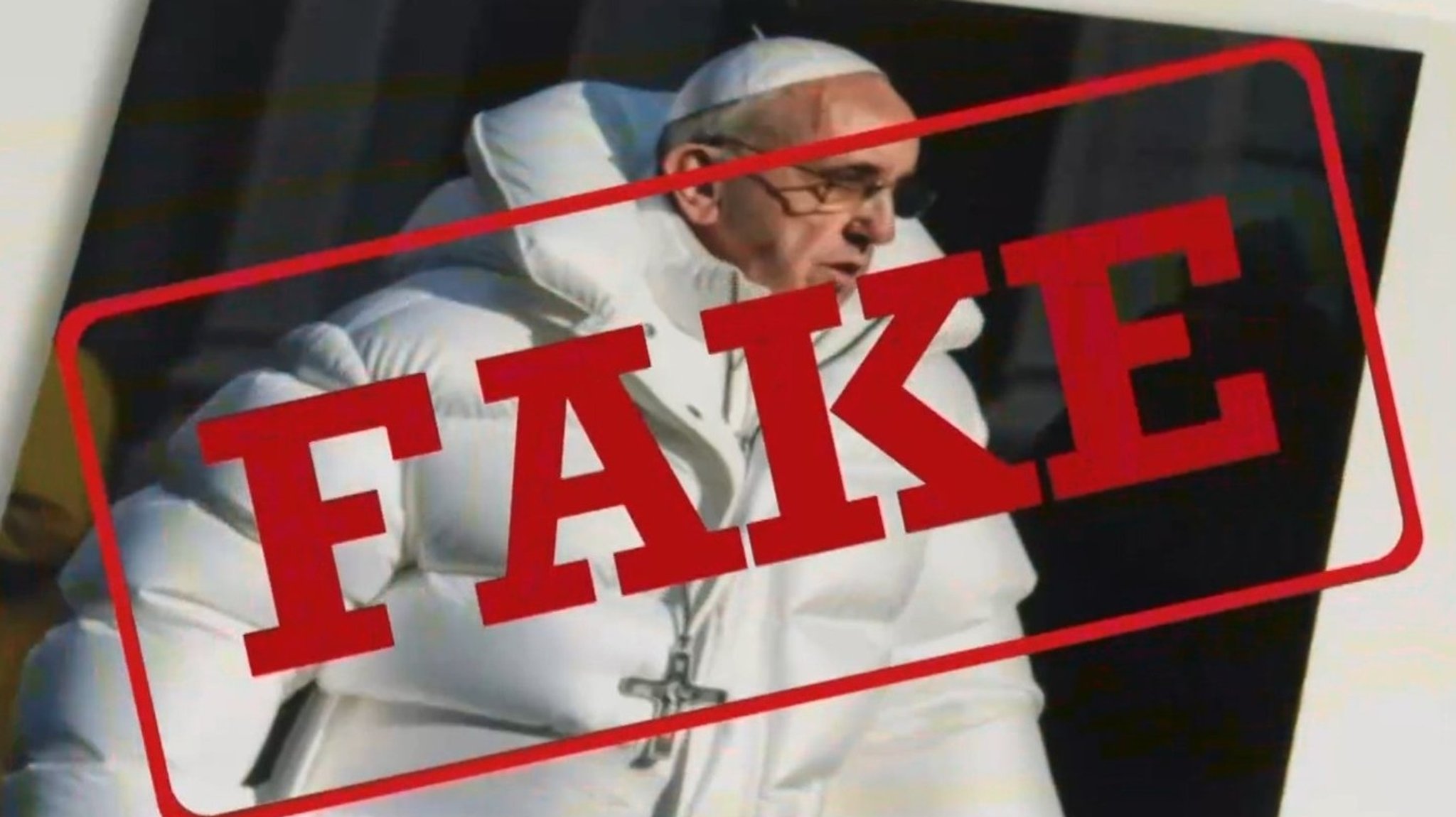 Das wohl berühmtestes Deepfake bisher: Papst Franziskus in weißer Daunenjacke