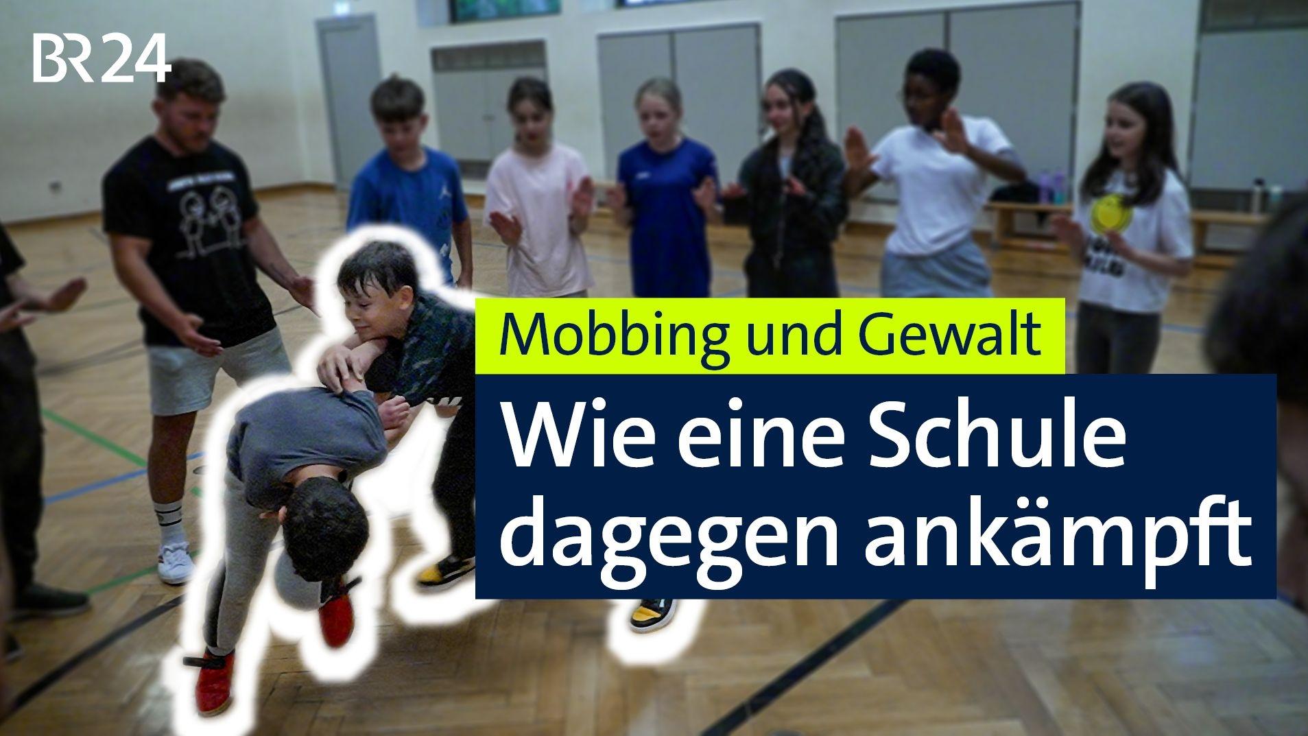 Aschaffenburger Schüler nehmen am Kurs Kurs "Raufen nach Regeln" teil.