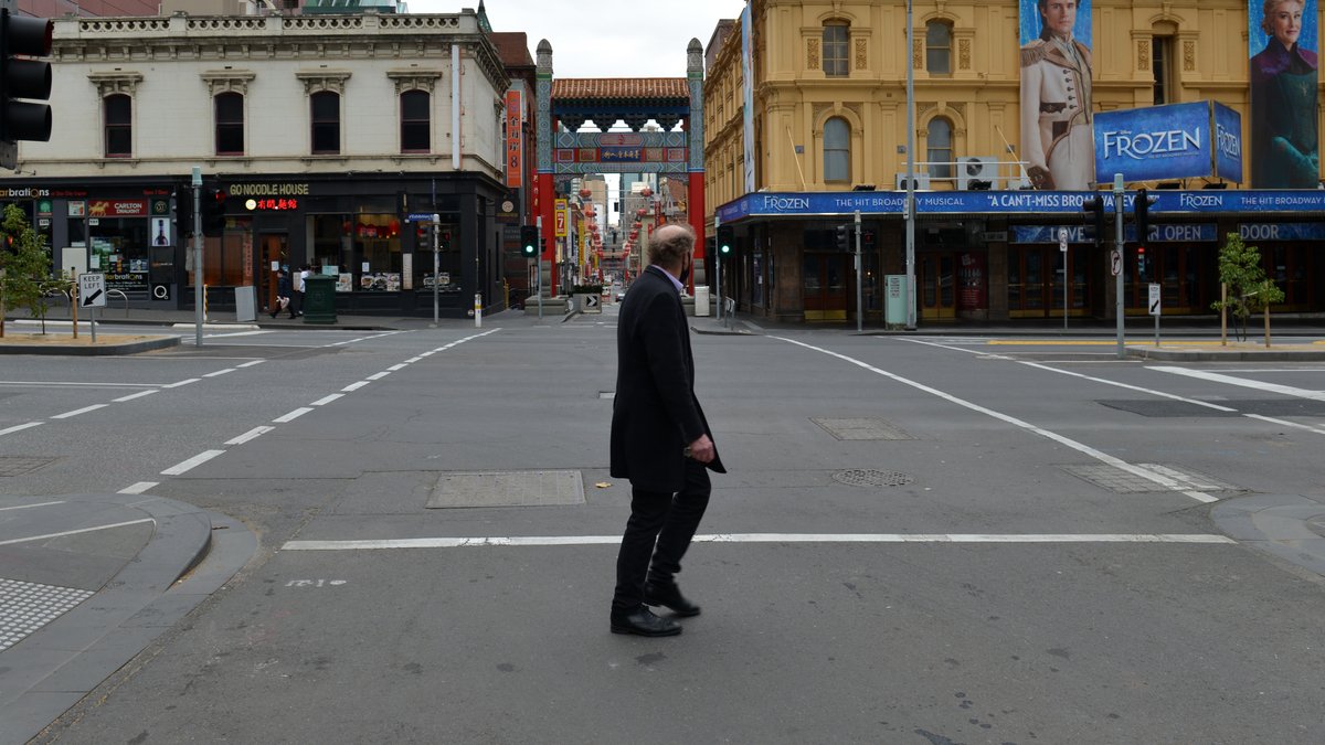 Straßenszene in Melbourne (Symbolbild)