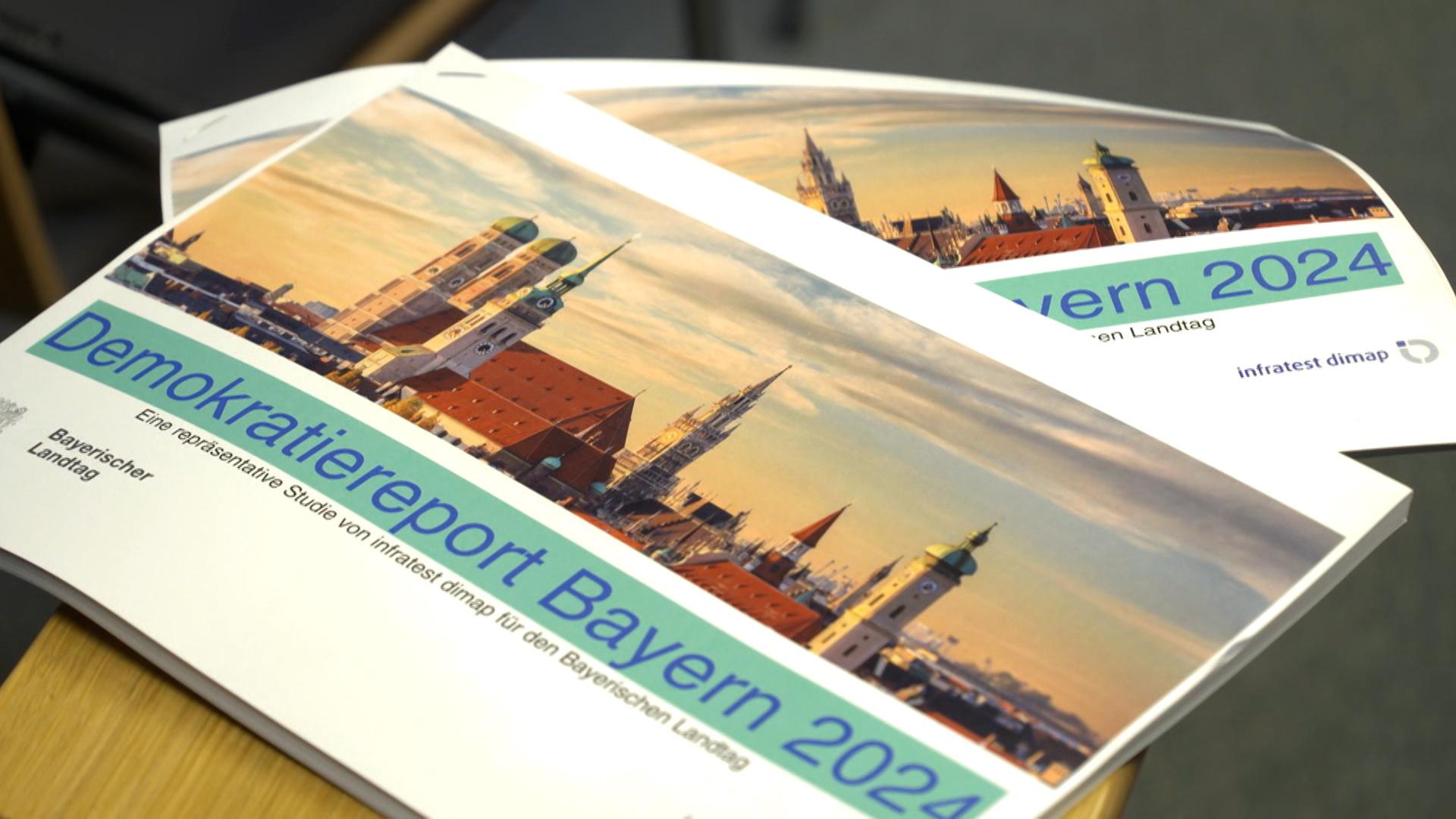 Fast alle Menschen in Bayern sind von der Demokratie als Staatsform überzeugt.