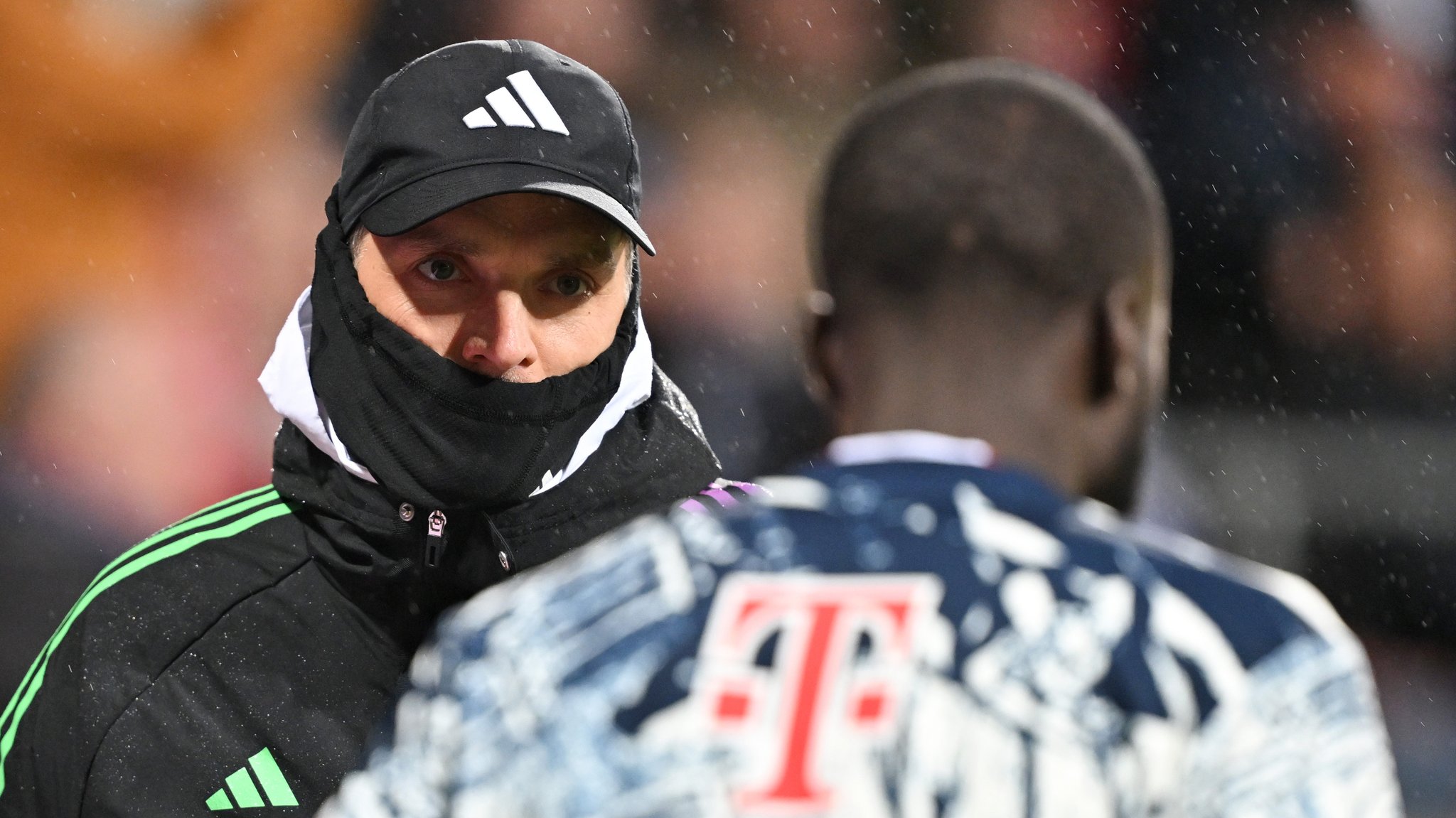 FC-Bayern-Trainer Thomas Tuchel und Dayot Upamecano