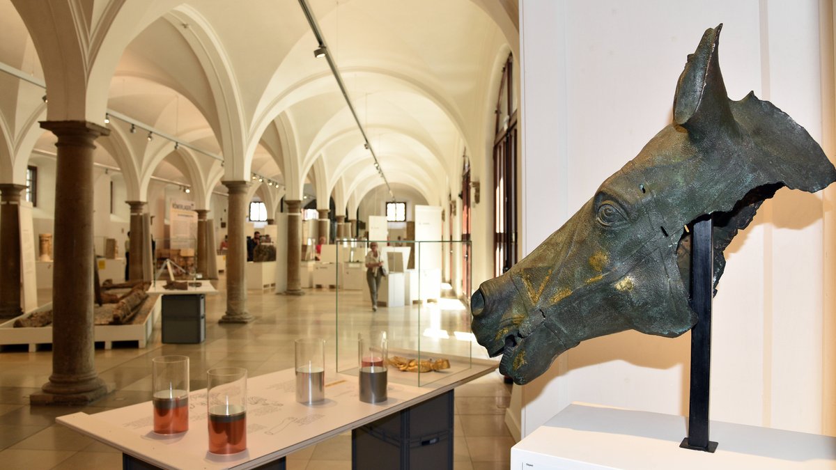 Römische Exponate in Augsburg