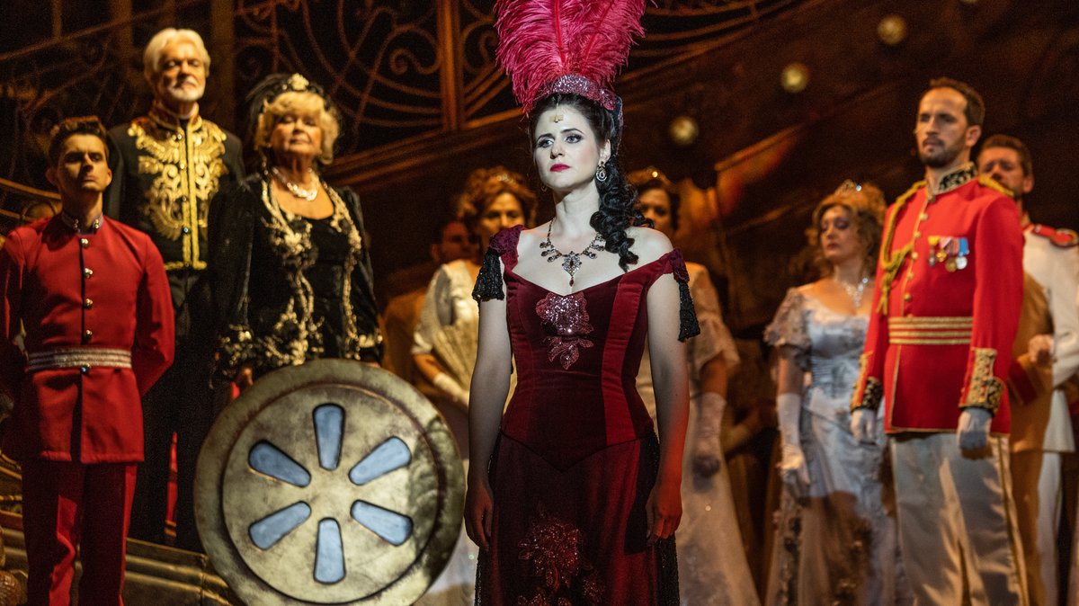 Szenenfoto des Budapester Operettentheaters