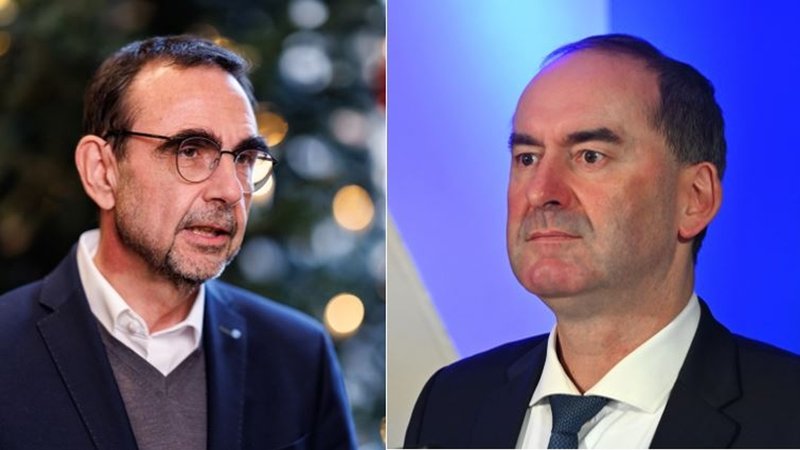 Klaus Holetschek und Hubert Aiwanger | Bild: picture alliance / dpa | Matthias Balk / picture alliance / SVEN SIMON | Frank Hoermann / SVEN SIMON/BR Klaus Holetschek und Hubert Aiwanger