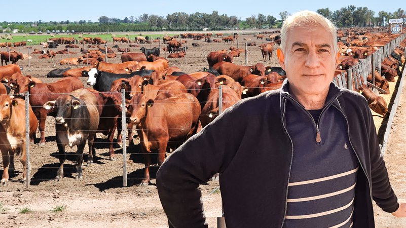Roberto Guercetti auf der Rinderfarm Carcarañá in Argentinien | Bild: Marek Royl, Montage: BR Roberto Guercetti auf der Rinderfarm Carcarañá in Argentinien