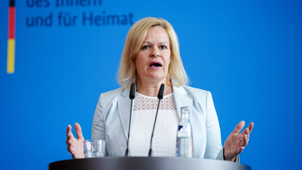 Bundesinnenministerin Nancy Faeser (SPD) 